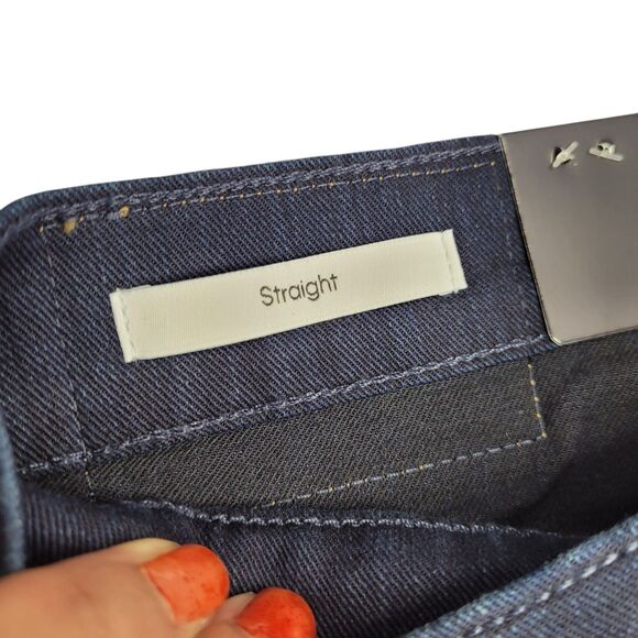 Calvin Klein Men's Jeans Dark Wash Straight Fit Vintage CK Navy W30 x L32 NWT - Picture 6 of 10